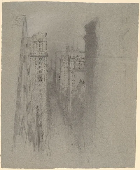 Stanford White, North on Broadway from Trinity Church
