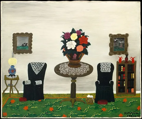 Horace Pippin, Victorian Interior II