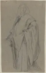 Alessandro Longhi, Portrait of a Procurator [verso]