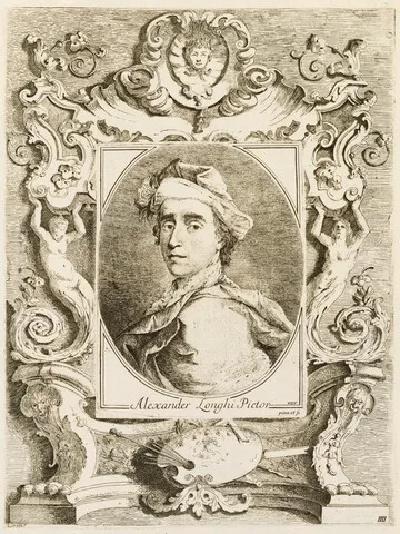Alessandro Longhi, Compendio delle Vite de' Pittori Veneziani istorici piùrinomati del presente secolo con suoi ritratti tratti dal naturale delineati ed incise da Alessandro Longhi Veneziano