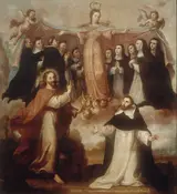 Miguel Cabrera, Allegory of the Virgin Patroness of the Dominicans
