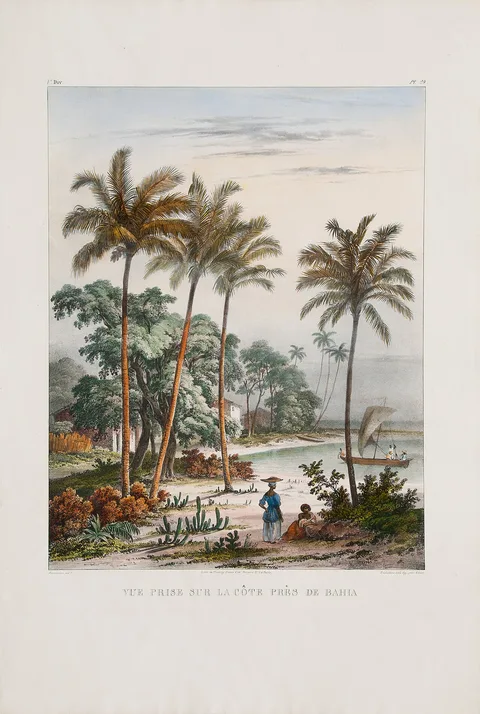 Victor Adam, Vue prise sur la côte prês de Bahia