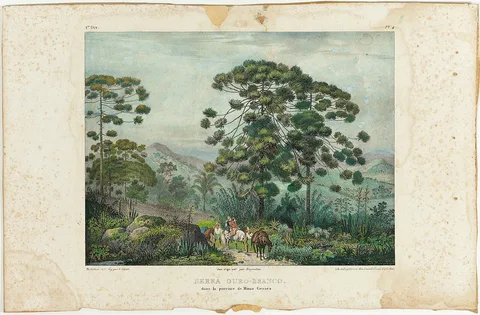 Victor Adam, Serra Ouro-Branco. dans la province de Minas Geraës