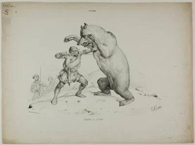 Victor Adam, Bear Hunting