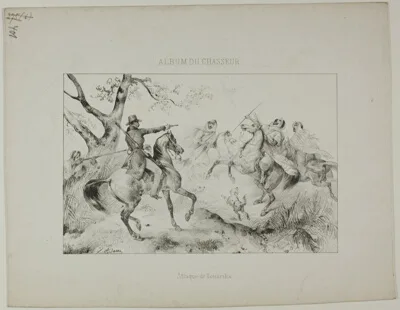 Victor Adam, Attack of the Turks