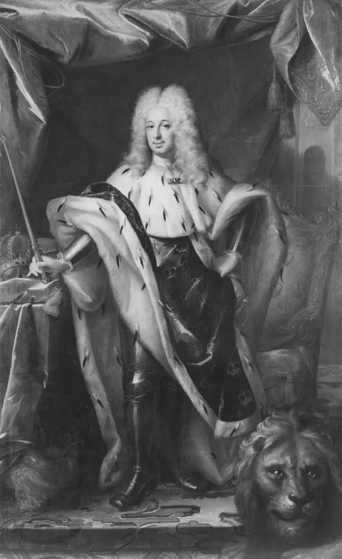 Georg Desmarées, Fredrik I, 1676-1751, konung av Sverige lantgreve av Hessen-Kassel