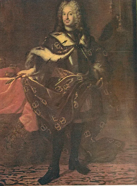 Georg Desmarées, Fredrik I, 1676-1751, konung av Sverige lantgreve av Hessen-Kassel