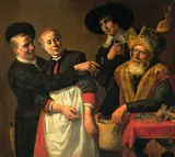 Claes Corneliszoon Moeyaert, Mooy-Aal and her suitors