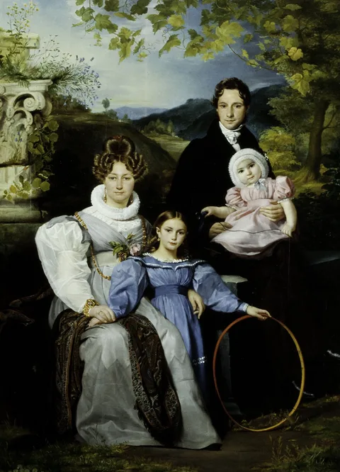 François-Joseph Navez, Portrait of the Gaspard Moeremans Family