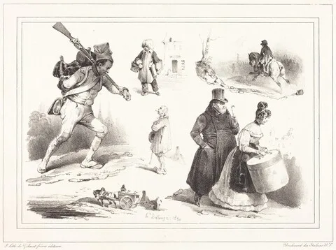 Hippolyte Bellangé, Social Vignettes