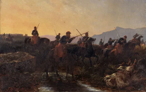 Hippolyte Bellangé, French Soldiers in North Africa