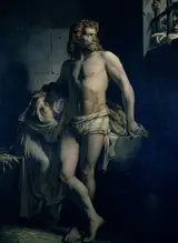 Félix-Joseph Barrias, Gaulish Soldier and His Daughter Captive in Rome