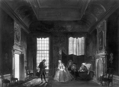 Cornelis Troost, Scene from Molière's "Imaginary Sick" (2nd act, 4th scene)