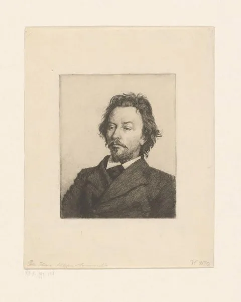 Peter Ilsted, Portret van Vilhelm Hammershoi