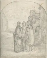 Ferdinand Olivier, Christ and the Pilgrims of Emmaus