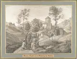 Ferdinand Olivier, Mittwoch from Sieben Gegenden aus Salzburg und Berchtesgaden Geordnet nach den sieben Tagen der Woche, verbunden durch zwey allegorische Blätter (Seven Places in Salzburg and Berchtesgaden, Arranged According to the Seven Days of the Week)