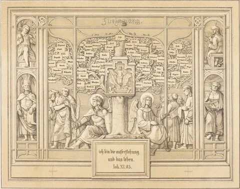 Ferdinand Olivier, Dedication: Ich bin die Auferstehung und das Leben (I am the resurrection and the life)
