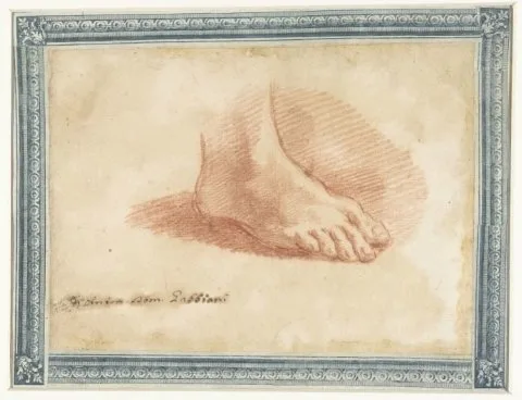 Anton Domenico Gabbiani, Studie van een voet