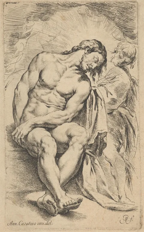 Jan de Bisschop, The Entombment of Christ