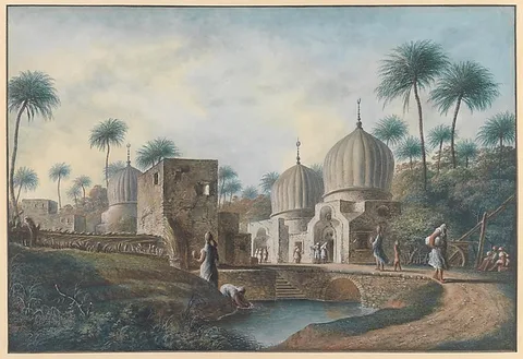 Luigi Mayer, Tombs of Great Arab Saints to be seen in the Neighborhood of Rosetta, Egypt