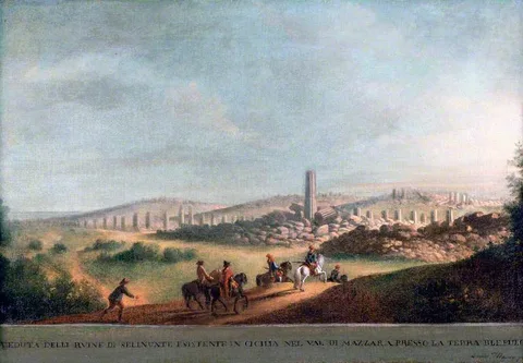 Luigi Mayer, View of the Ruins of Selinunte  (6 of 6)