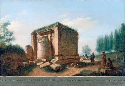 Luigi Mayer, View of an Ancient Temple at Agrigentum (1 of 6)