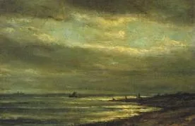 Louis Artan, Coast by Moonlight