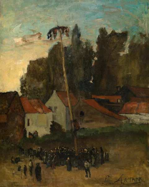 Louis Artan, Climbing the Pole