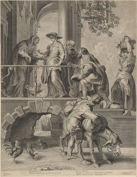 Pieter de Jode II, The Visitation