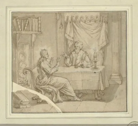 Pieter de Jode II, Christus bij Nicodemus