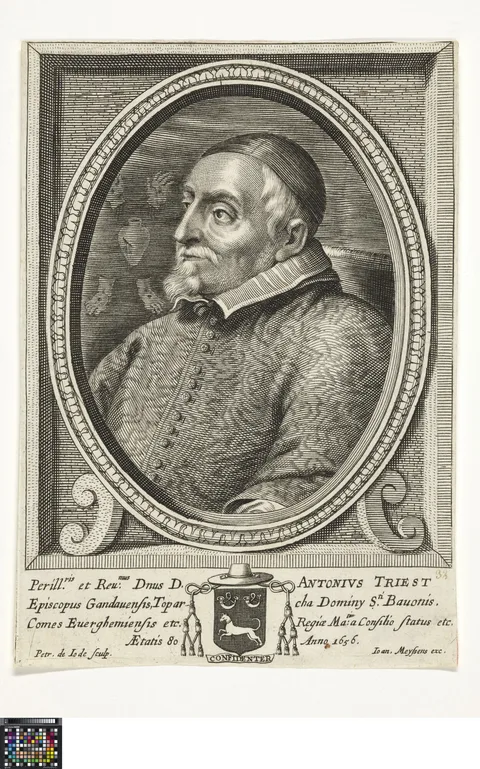 Pieter de Jode II, Portrait of bishop Antonius Triest