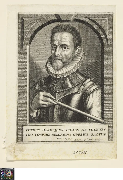 Pieter de Jode II, Portrait of Pedro Enriquez, count of Fuentes