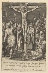 Hieronymus Wierix, Christ Crucified