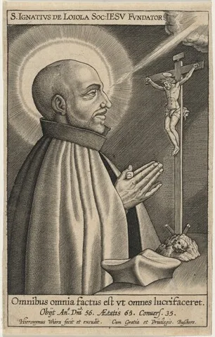 Hieronymus Wierix, St. Ignatius de Loyola