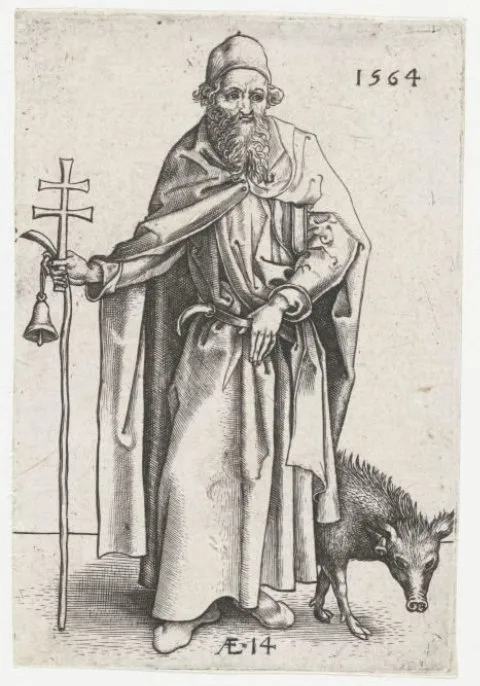 Hieronymus Wierix, Heilige Antonius