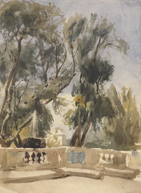 Alfred Elmore, The Terrace