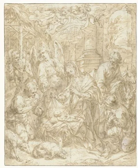 Hendrick de Clerck, De aanbidding der herders