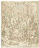 Hendrick de Clerck, De aanbidding der herders