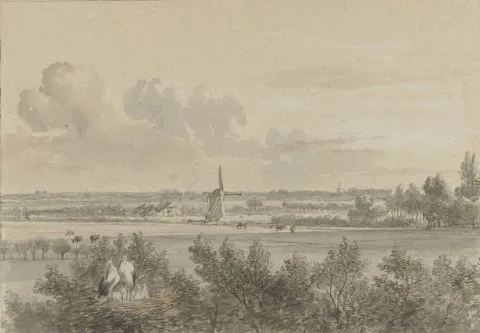 Jacob Abels, Landschap bij Maarssen