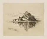 Eliza Pratt Greatorex, Mont St. Michel, Brittany, France