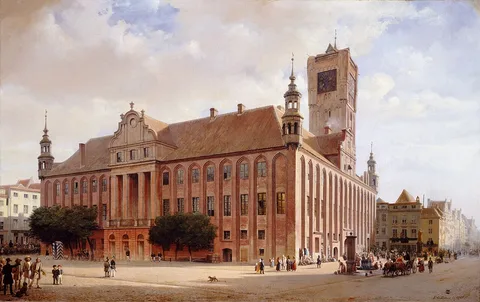 Eduard Gaertner, City Hall at Thorn