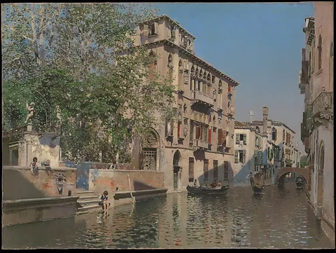 Martín Rico, A Canal in Venice