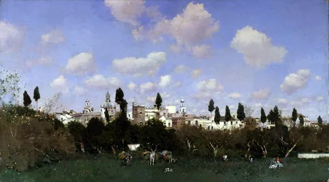 Martín Rico, Gathering Oranges, Granada
