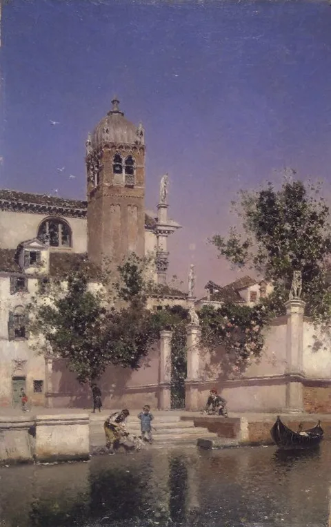 Martín Rico, A Canal in Venice