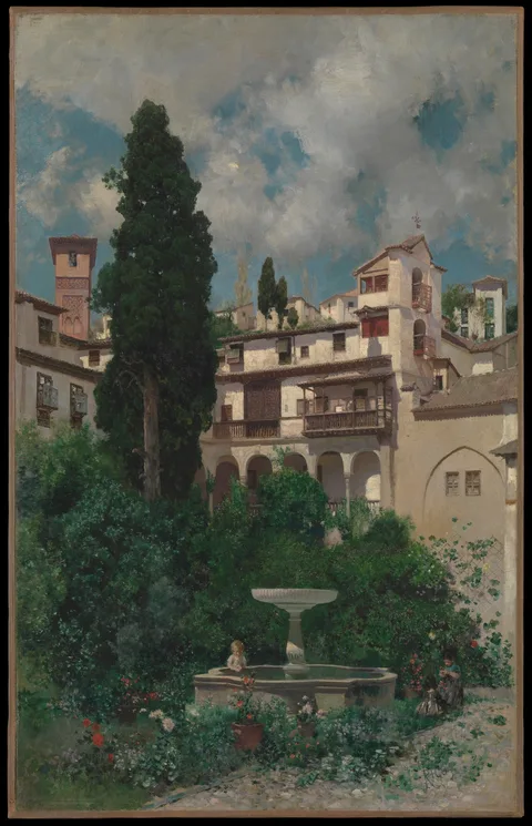 Martín Rico, A Spanish Garden