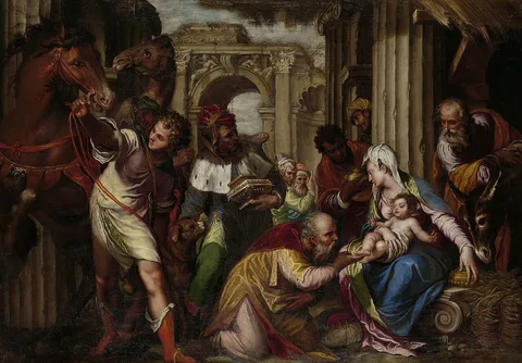 Paolo Farinati, The Adoration of the Magi