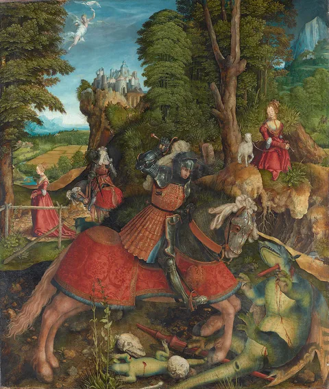 Leonhard Beck, Saint George fighting the dragon