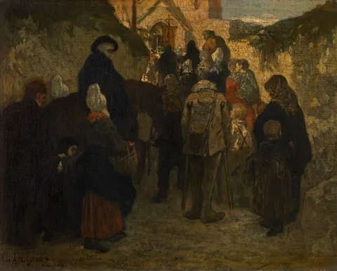 Charles de Groux, Pilgrimage in Diegem