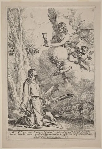 Giulio Carpioni, Christ on the Mount of Olives