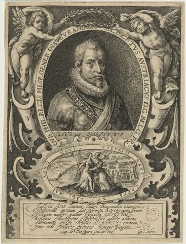 Crispijn van de Passe the Elder, Albert of Austria, Archduke